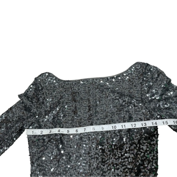 Ralph Lauren Evening Sequined Formal Dress Gown Size 2 - Picture 8 of 12